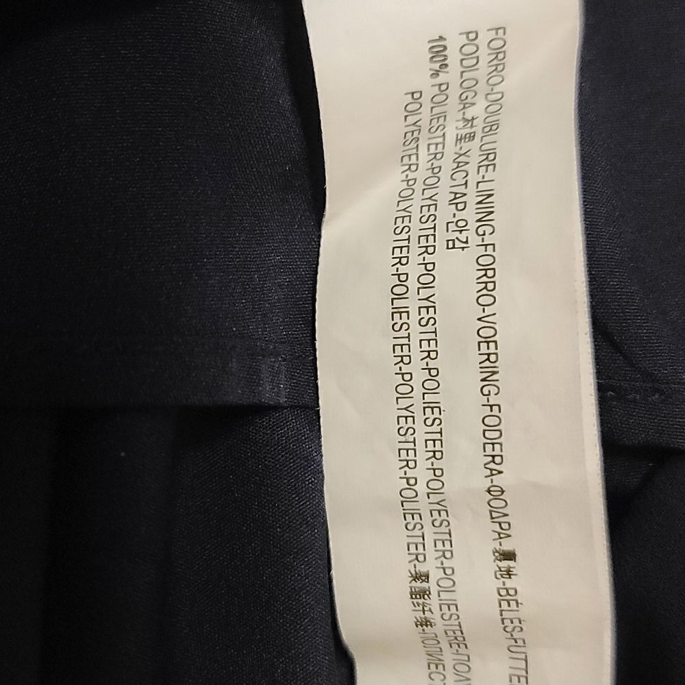 Zara Black Mini Dress Sequins XS - Picture 5 of 5